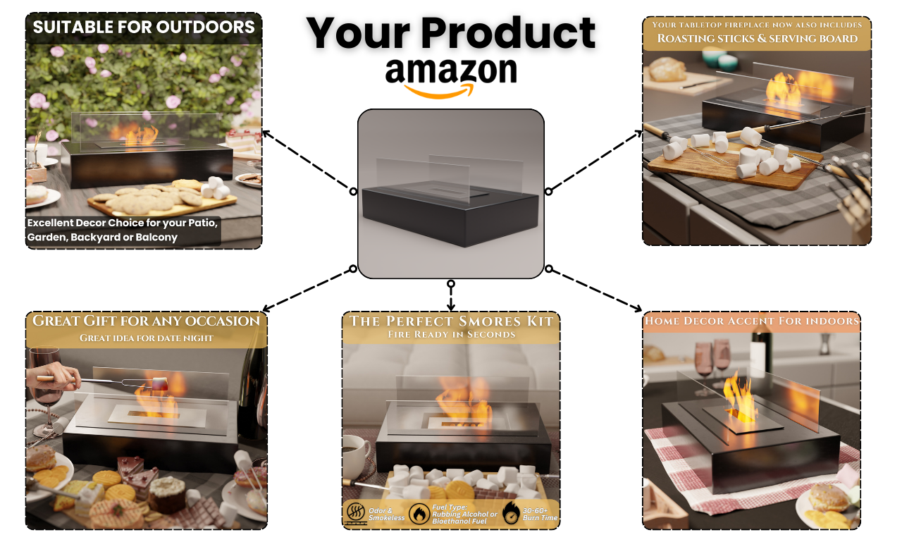 product 3d rendering and amazon listing images